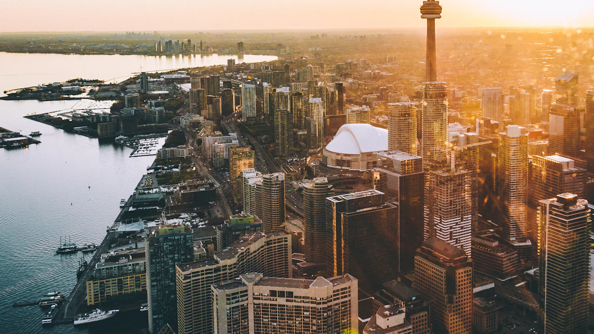 CN Tower and the Toronto skyline, Canada