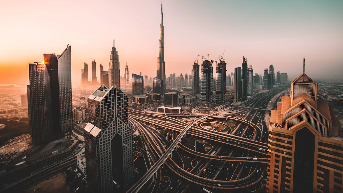 Burj Khalifa and the Dubai skyline, UAE