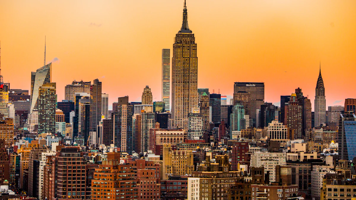 Empire State Building and the New York skyline, USA