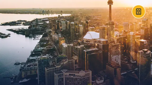 CN Tower and the Toronto skyline, Canada