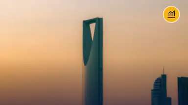 Kingdom Centre tower in Riyadh, Saudi Arabia