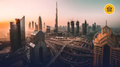 Burj Khalifa and the Dubai skyline, UAE