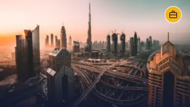 Burj Khalifa and the Dubai skyline, UAE
