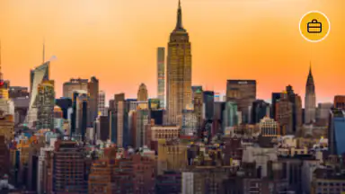 Empire State Building and the New York skyline, USA